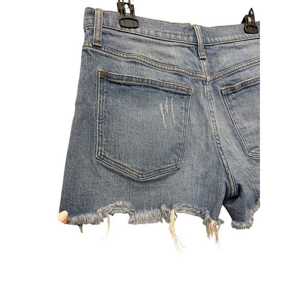 Madewell High Rise Denim Shorts, Light Distressing, Size 30 - Picture 5 of 6